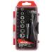 Ratchet Wrench, Socket and Bit Set 22pc
