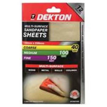 Sandpaper Sheet 6 pack