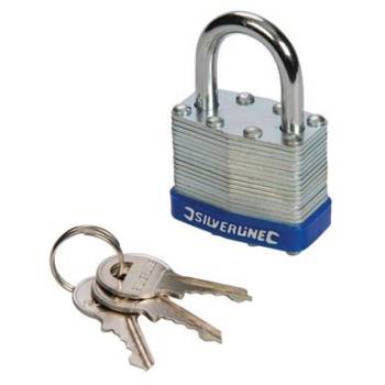 Silverline Laminated Padlock 40mm