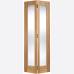 Oak Pattern 10 Clear Glazed Internal Bi-fold