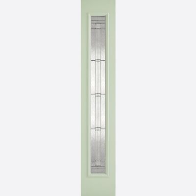 Pre Finished GRP Green Elegant Glazed Sidelight ...