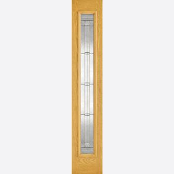 Pre Finished GRP Oak Elegant Glazed Sidelight 