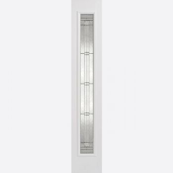 Pre Finished GRP White Elegant Glazed Sidelight 