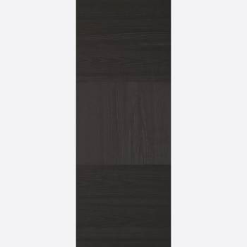 Pre-finished Charcoal Black Tres Fire Door