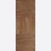 Pre-finished Walnut Tres Solid Internal Fire Door