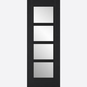 Pre-finished Charcoal Black Vancouver Clear Glazed