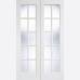 White Primed GTPSA Glazed Internal French Doors