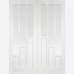 White Primed Coventry Glazed French Door Pair 