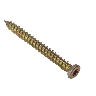 Frame Screw Fix Concrete Zinc Yellow Passivated Fixing Screw...