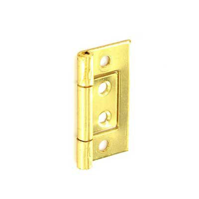 Brass Plated Flush Door Hinge Pair Cabinet Wardrobe Options ...