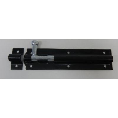 Black Tower Bolt Enclosed Gate Lock Barrel Powder Coated 4&q...