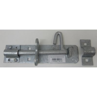 Galvanised Padbolt Brenton Bolt Padlock Heavy 6inch Gate Doo...