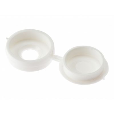 Screw Covers Brown Hinged Plastic Fold Over Caps Large Easy ...