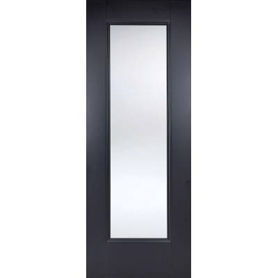 Black Primed Eindhoven Glazed Internal Door ...