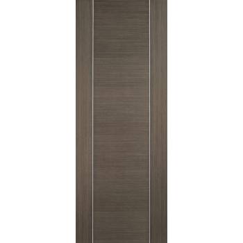 Pre-finished Alcaraz Chocolate Grey Fire Door