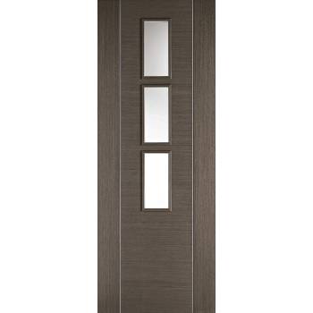 Pre-finished Alcaraz Chocolate Grey Glazed