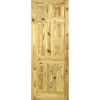 6 Panel Knotty Pine