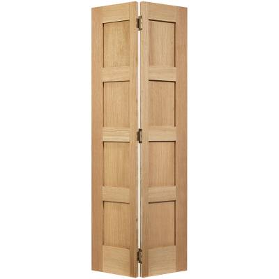 Oak Shaker Bi-Fold Internal Door Wooden Timber...