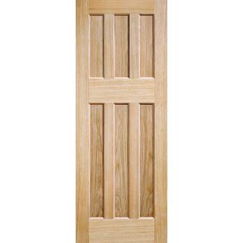 Oak DX 60's Style Fire Door