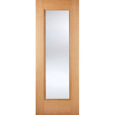 Pre-finished Oak Eindhoven Glazed Internal Door Wooden Timbe...