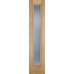 Oak Frosted Sidelight External Door