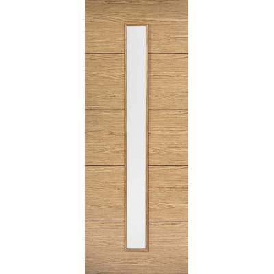 Pre-finished Oak Lille Glazed Internal Door Wooden Timber...