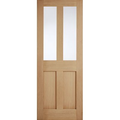 Oak London Glazed Internal Door Wooden Timber...