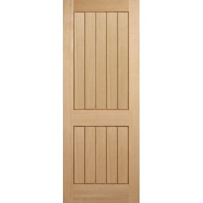 Oak Mexicano 2 Panel Internal Fire Door Wooden Timber ...