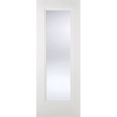 White Primed Eindhoven Glazed Internal Door Wooden Timber...