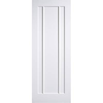 White Primed Lincoln Internal Door Wooden Timber...