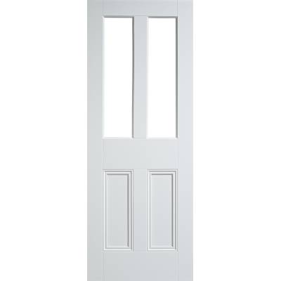 White Primed Malton Internal Door Wooden Timber...