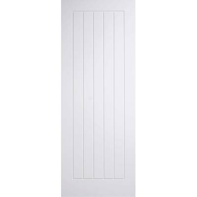 White Primed Mexicano Internal Door Wooden Timber...