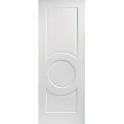 White Primed Montpellier Internal Door Wooden Timber...