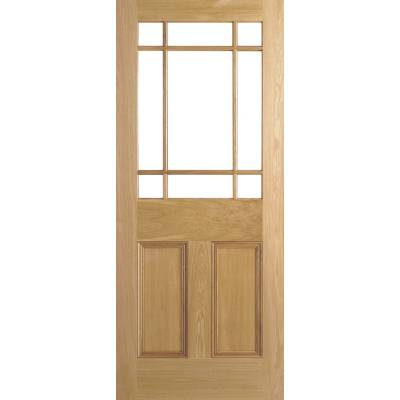 Oak Downham Unglazed Internal Door Wooden Timber...