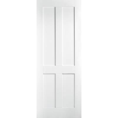 White Primed London Internal Door Wooden Timber...