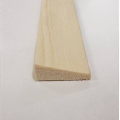 Wedge bead pine decorative trim moulding 19x9mm 2.4m wooden ...