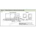 Glass for 483x745mm RC40 or RC119: 1x314x551mm